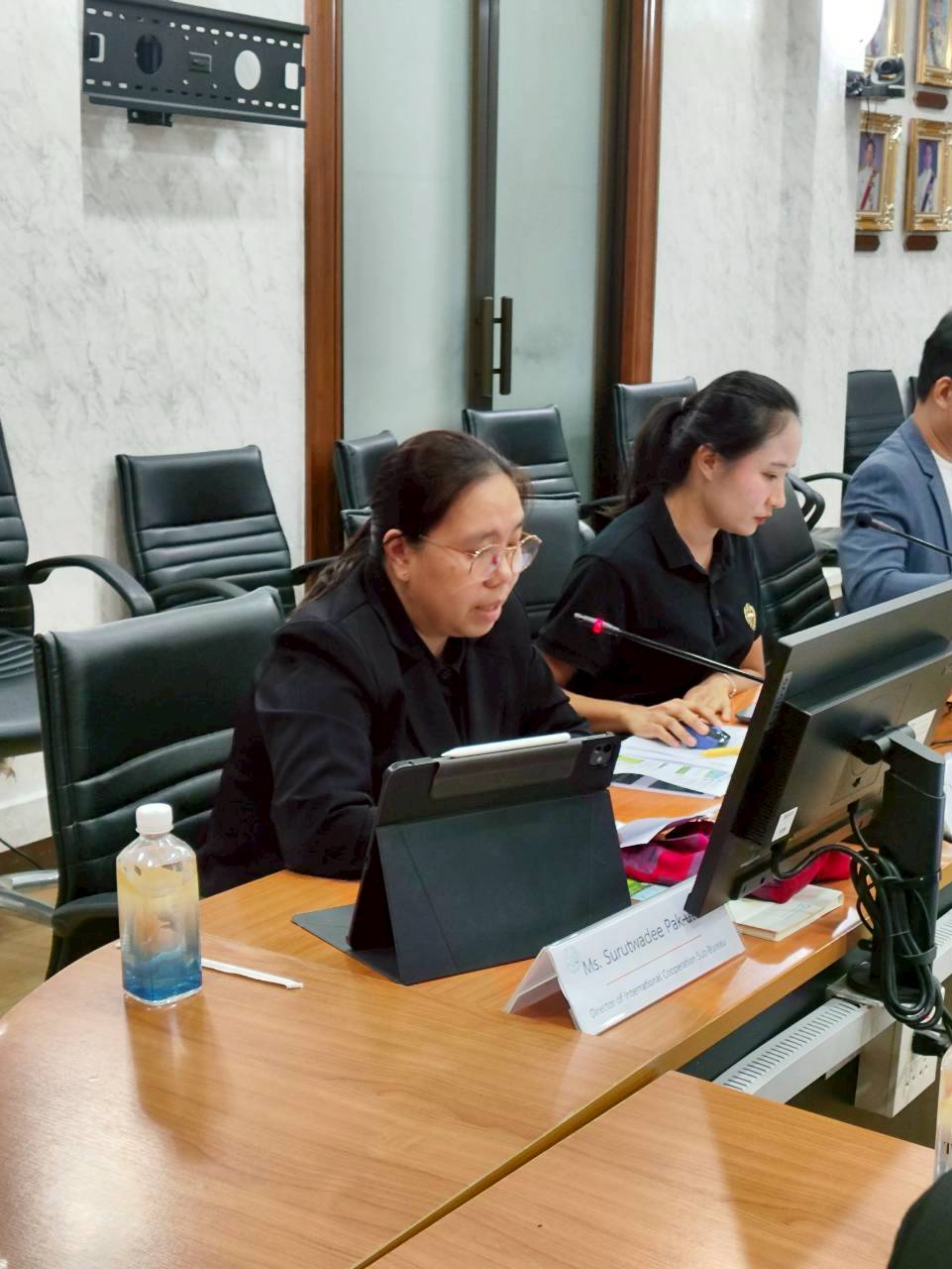 title - สวผ.จัดประชุมความคืบหน้าข้อเสนอโครงการความร่วมมือไทย - รัสเซีย ระหว่าง  State University of Land Use Planning (GUZ) และ ส.ป.ก.